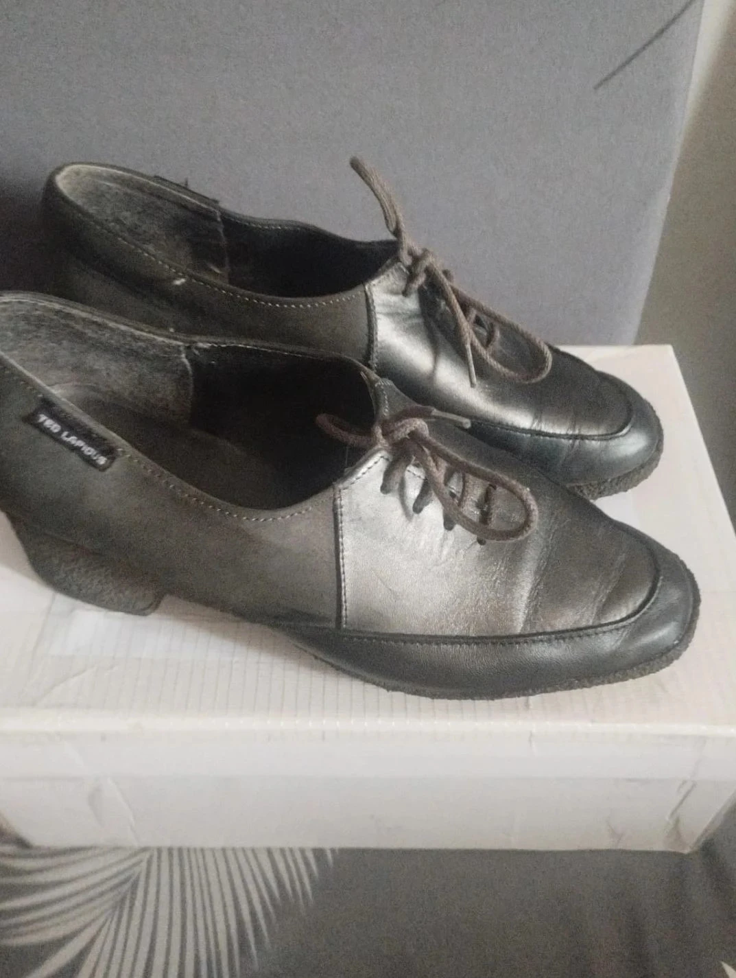 Chaussures marron femme à talons ,Ted Lapidus, P37,5/38